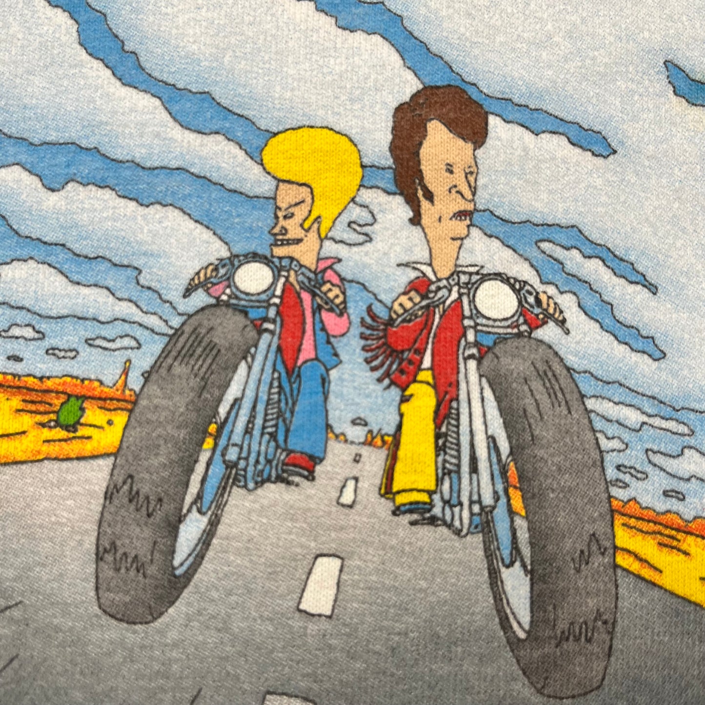 1996 Beavis & Butthead Do America Movie Promo tee / L