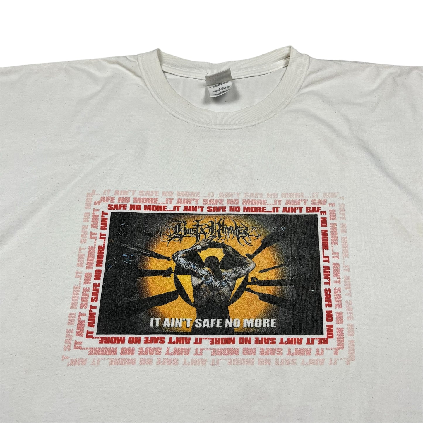 2002 BUSTA RHYMES “IT AIN’T SAFE NO MORE” Tee / XXL