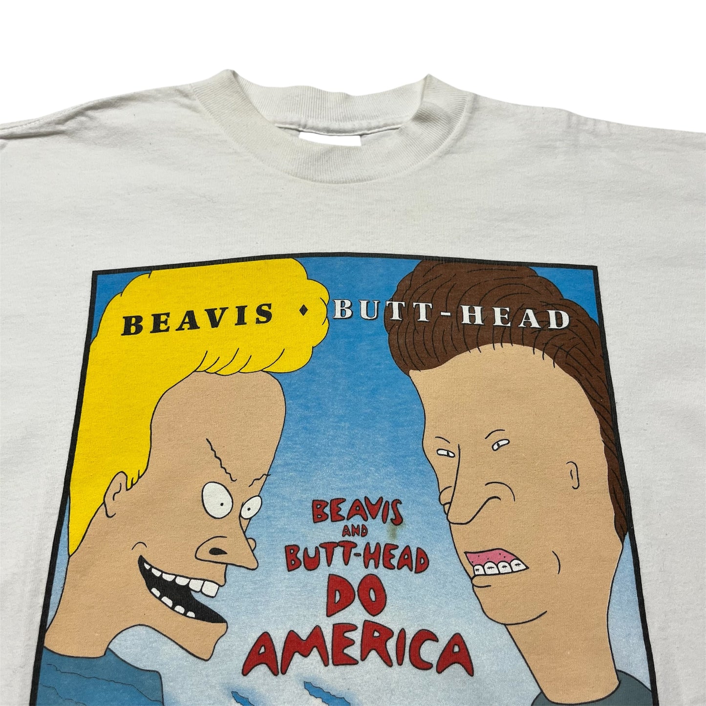 1996 Beavis & Butthead Do America Movie Promo tee / L