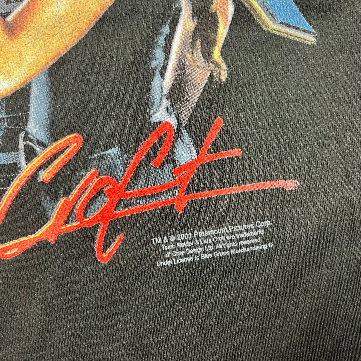 2001 Tomb Raider Lara Croft Movie Promo tee / XL