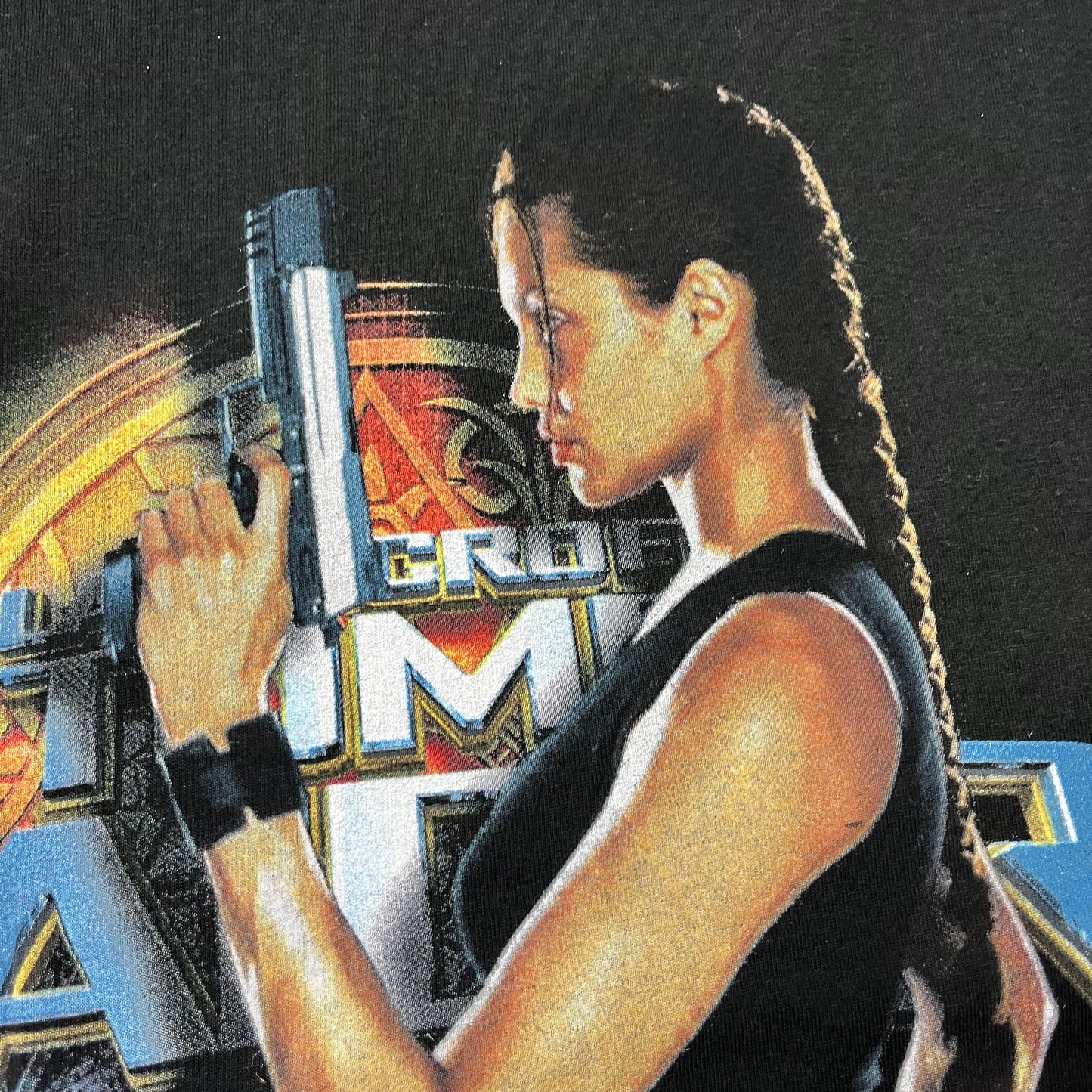 2001 Tomb Raider Lara Croft Movie Promo tee / XL