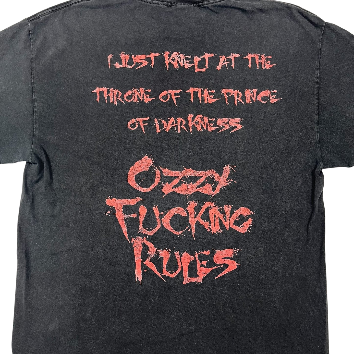 2007 OZZY OSBOURNE Prince of Darkness promo tee / L