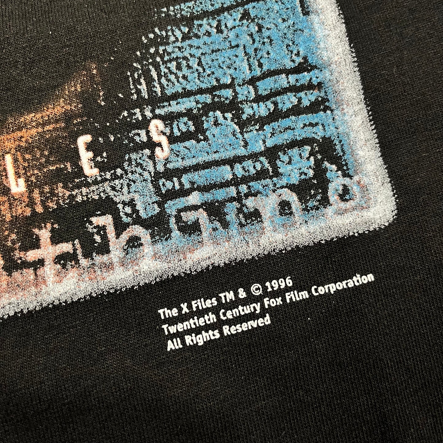 1996 X-Files TV Show Promo tee / L