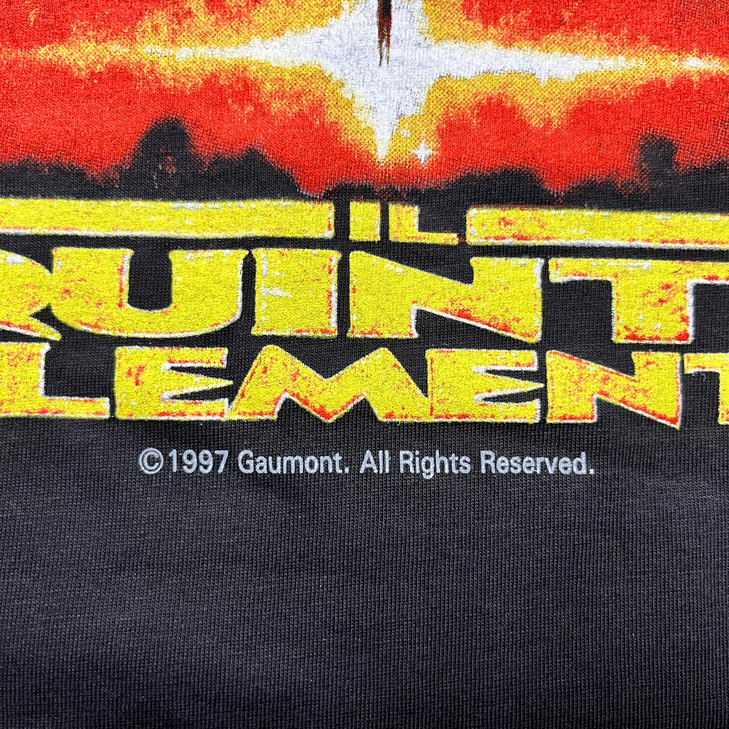 1997 The Fifth Element Italian Movie Promo tee / L