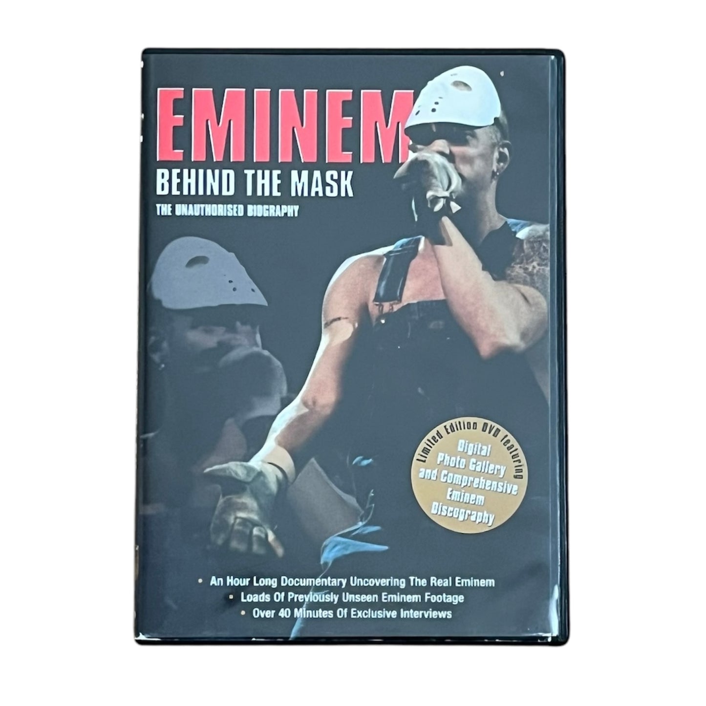 2001 EMINEM “Behind The Mask: The Unauthorized Biography” DVD