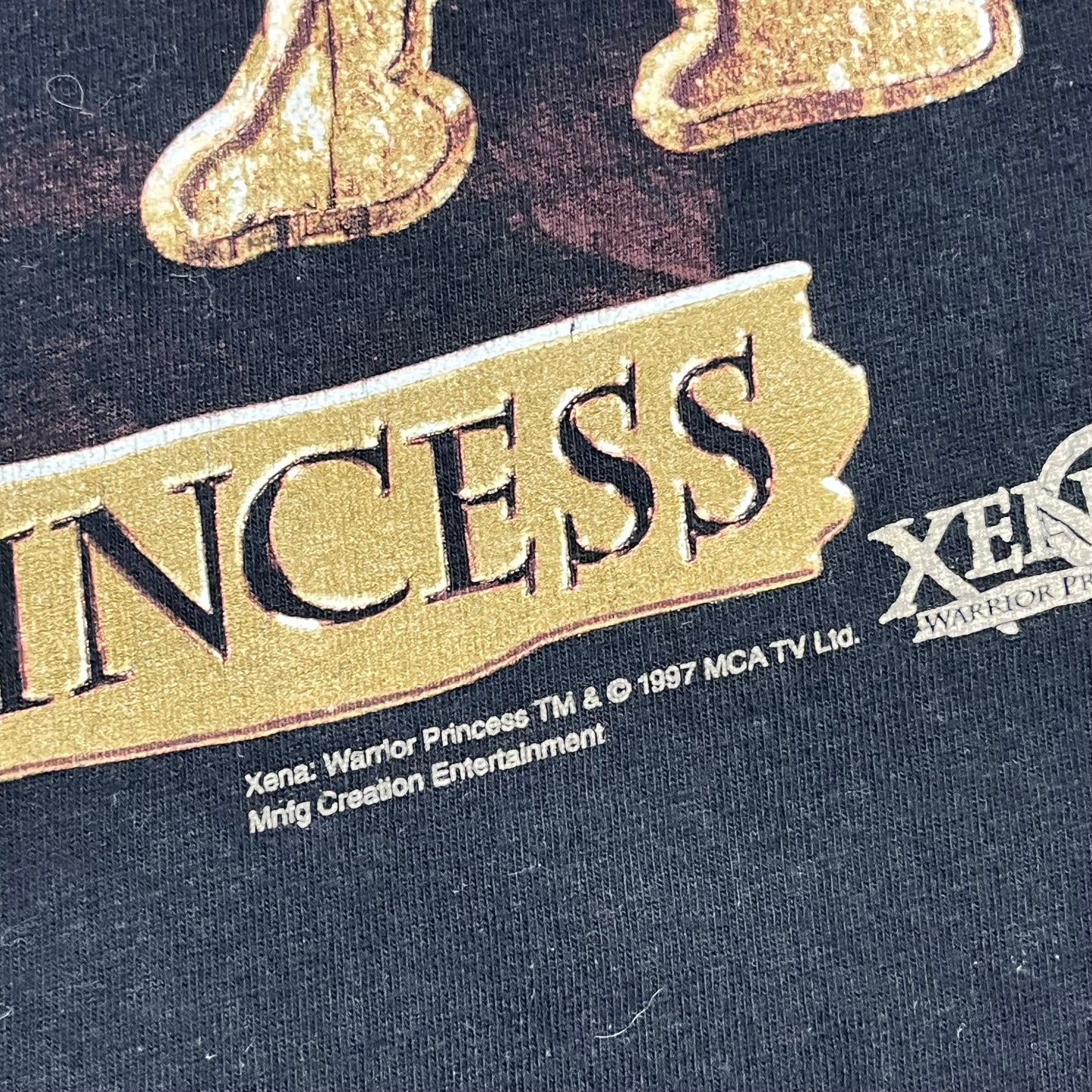 1997 Xena: The Princess Warrior TV Show Promo tee / XL