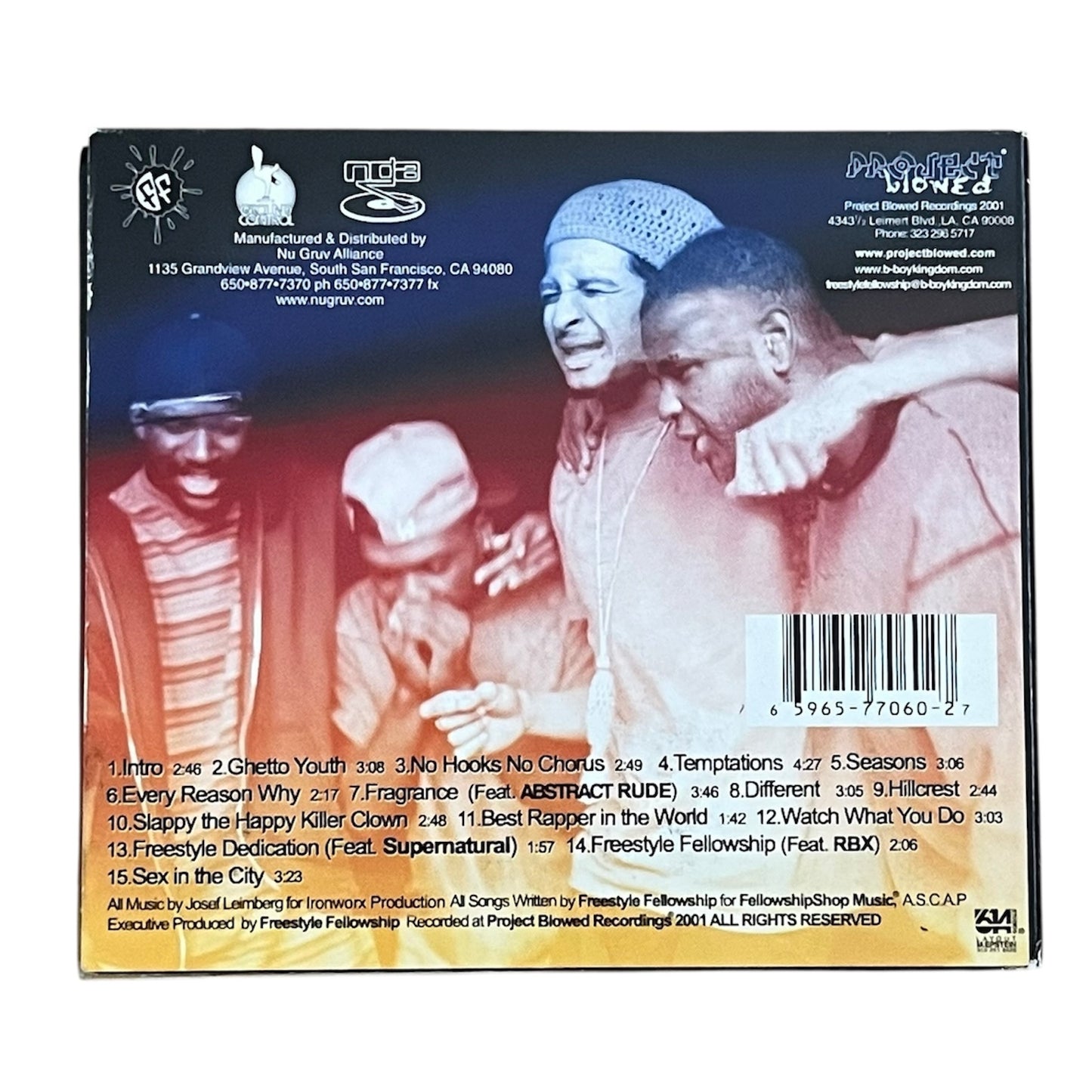 FREESTYLE FELLOWSHIP - TEMPTATIONS - 2001 (CD)