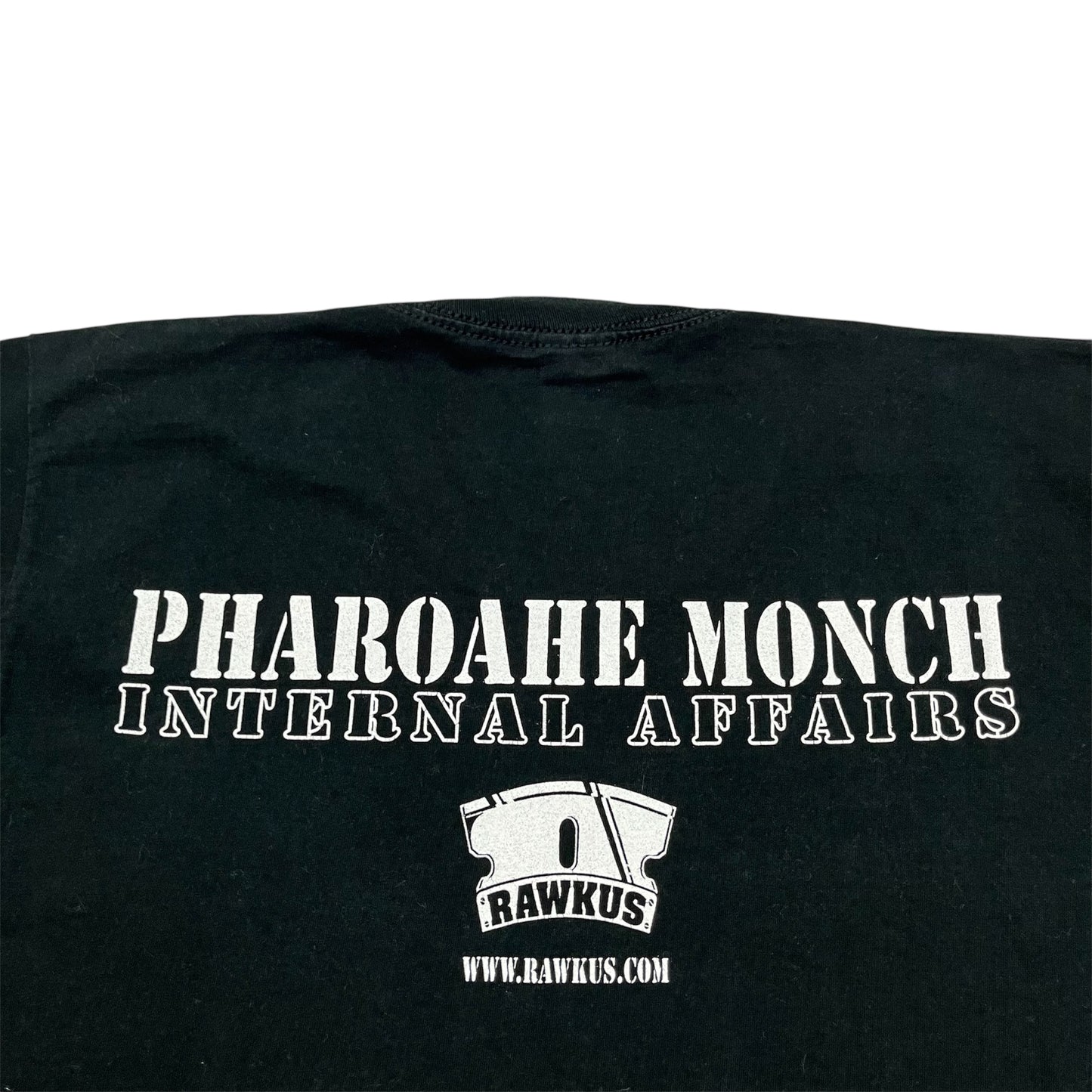 1999 RAWKUS RECORDS PHAROAHE MONCH Internal Affairs Album Promo tee / L