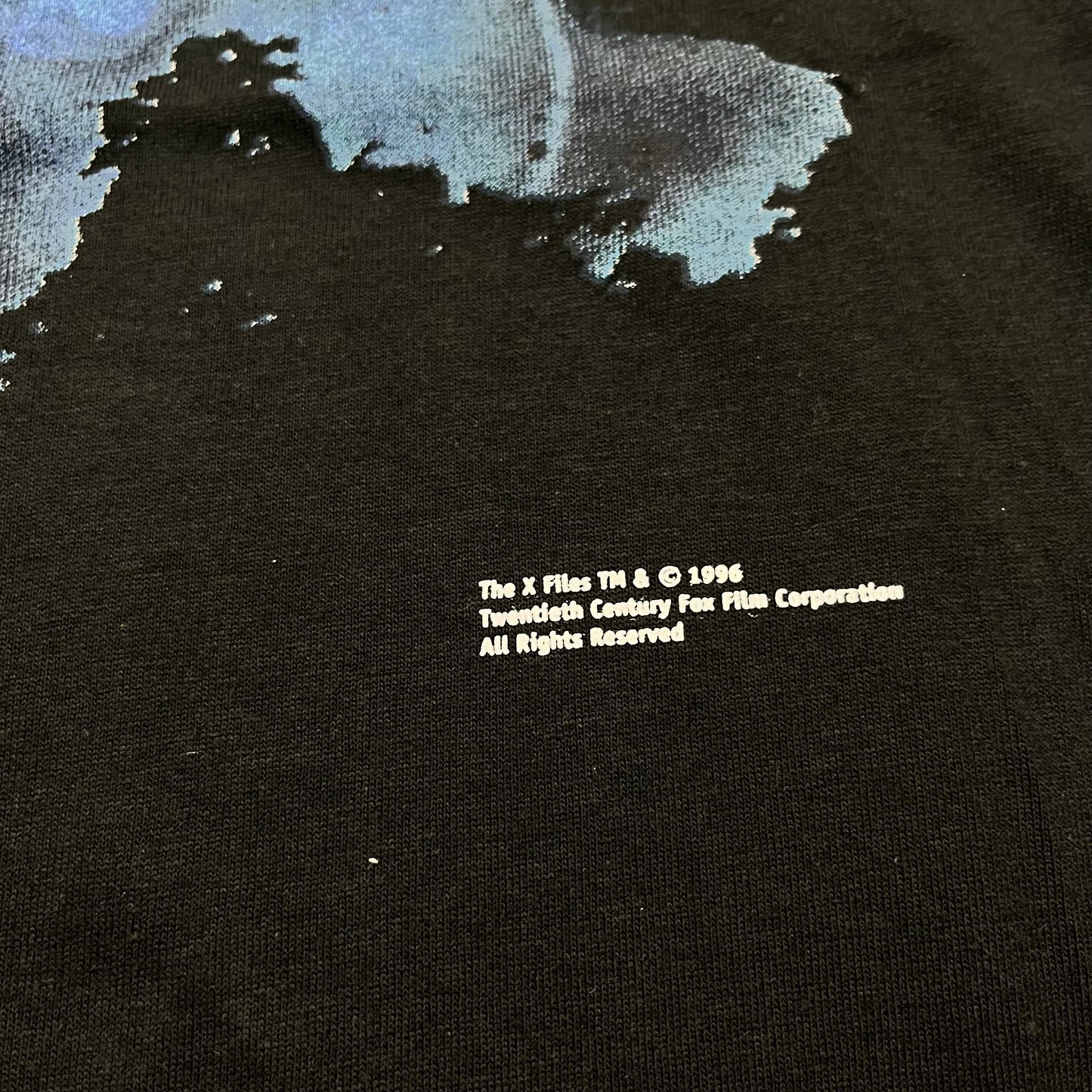 1996 X-Files TV Show promo tee DSWT / S