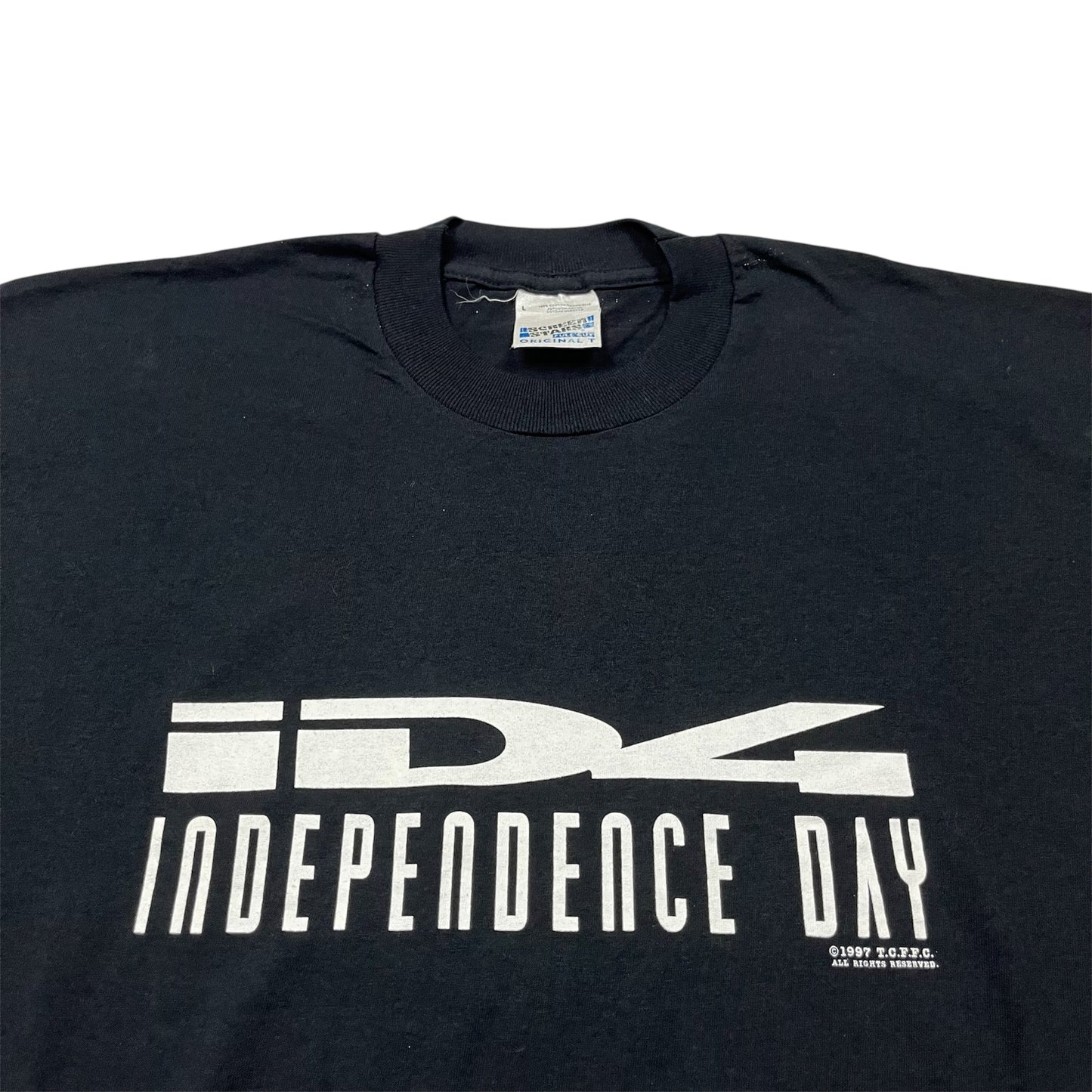 1997 Independence Day Movie Promo tee / L