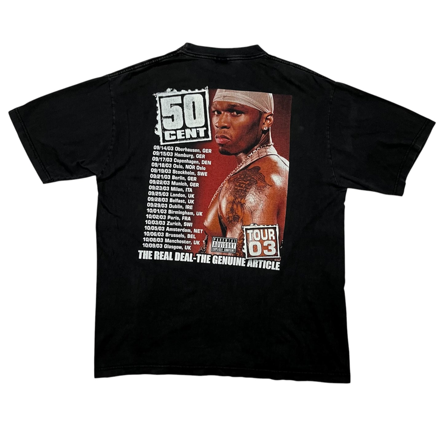 2003 50 CENT “GET RICH OR DIE TRYIN” Tee / L