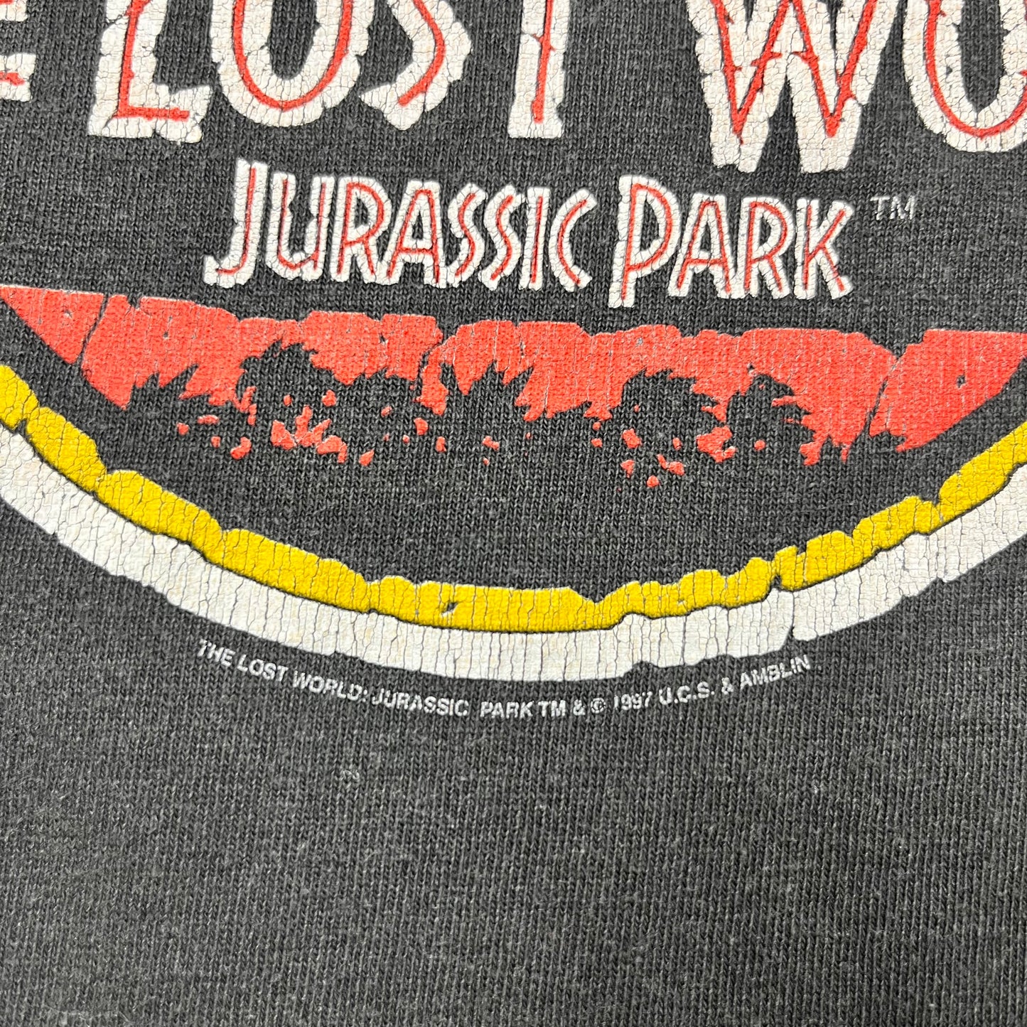 1997 Jurassic Park The Lost World Movie Promo tee / M