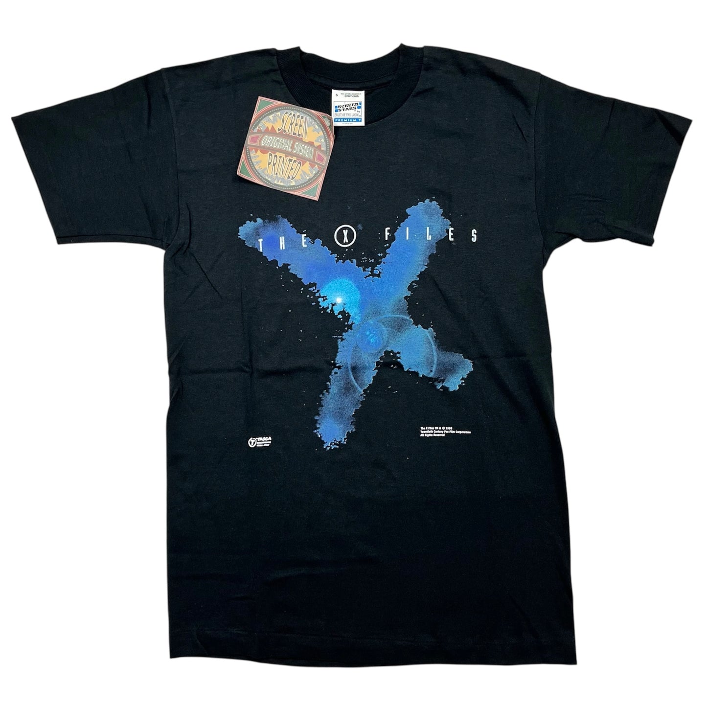 1996 X-Files TV Show promo tee DSWT / S
