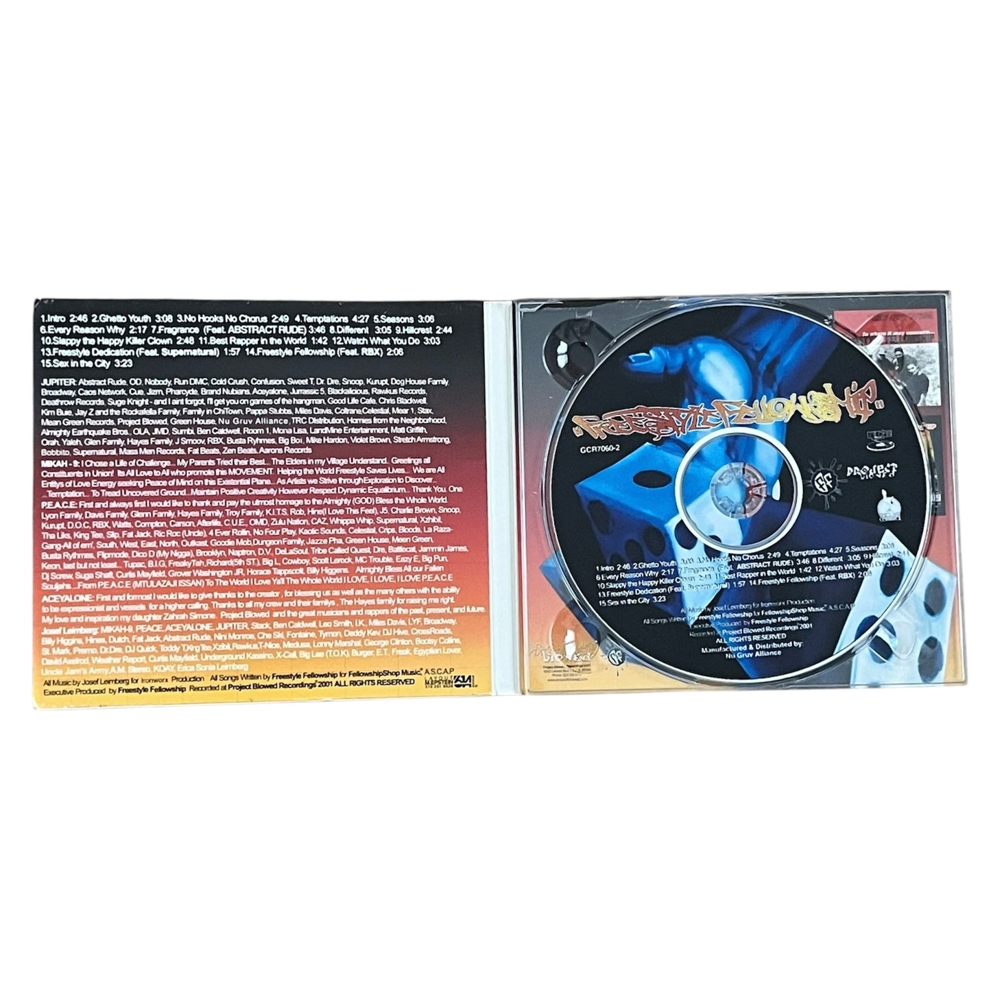 FREESTYLE FELLOWSHIP - TEMPTATIONS - 2001 (CD)