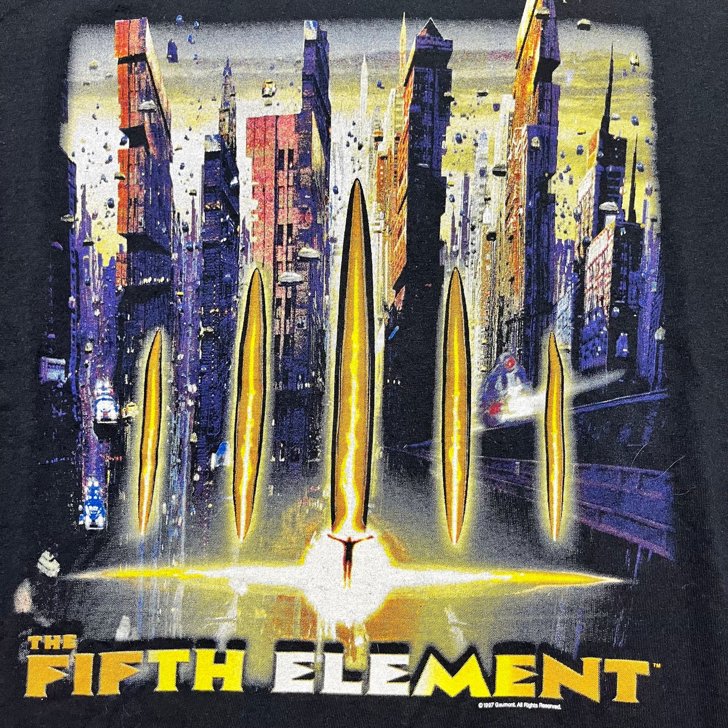 1997 The Fifth Element Movie Promo tee / L
