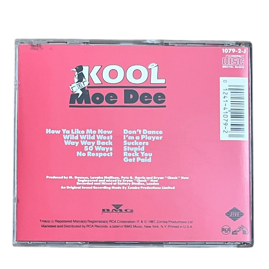 KOOL MOE DEE - HOW YA LIKE ME NOW - 1987 (CD)