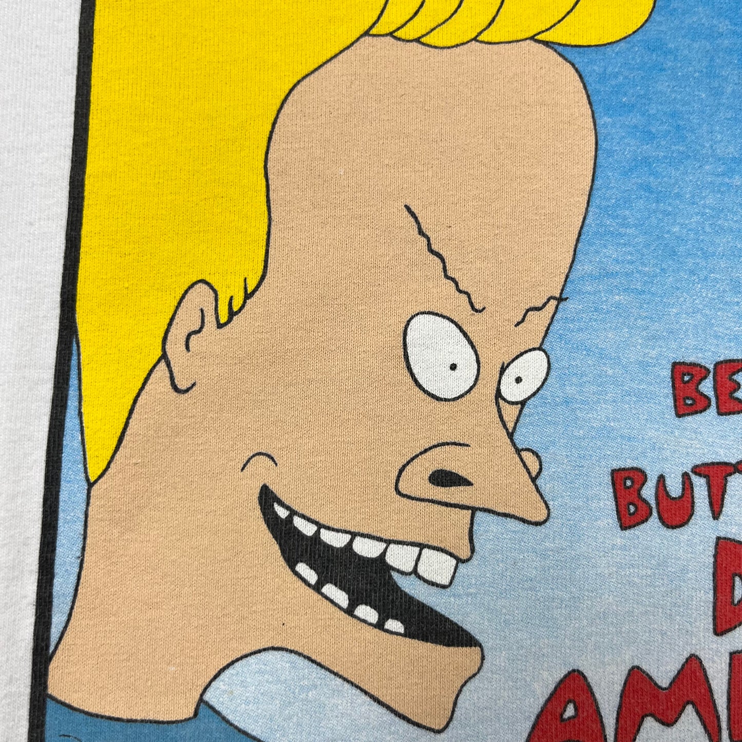 1996 Beavis & Butthead Do America Movie Promo tee / L