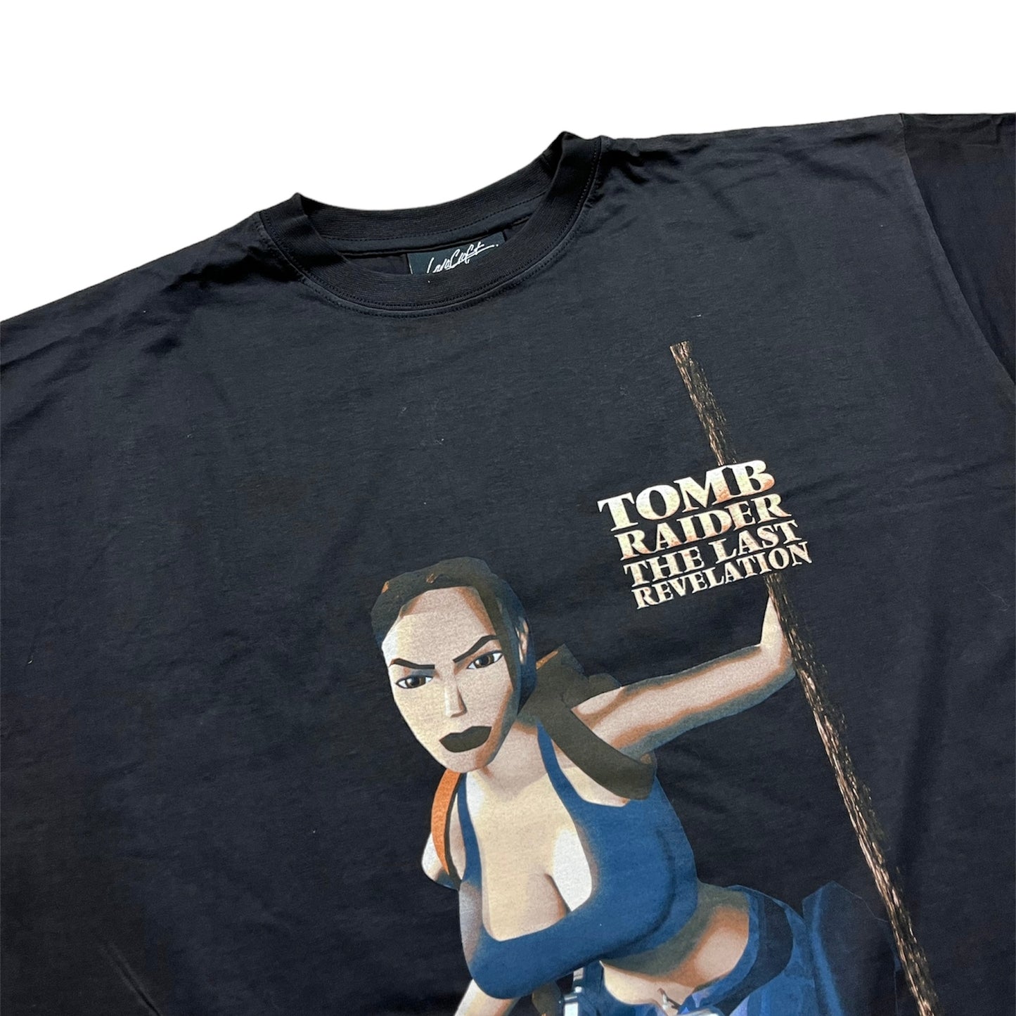 1999 Tomb Raider: The Last Revelation Eidos Videogame Promo Tee / XL