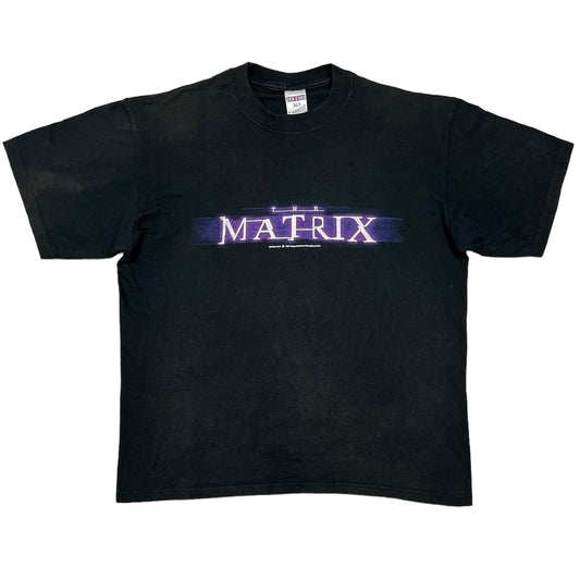 2000 THE MATRIX Movie Promo Tee - M
