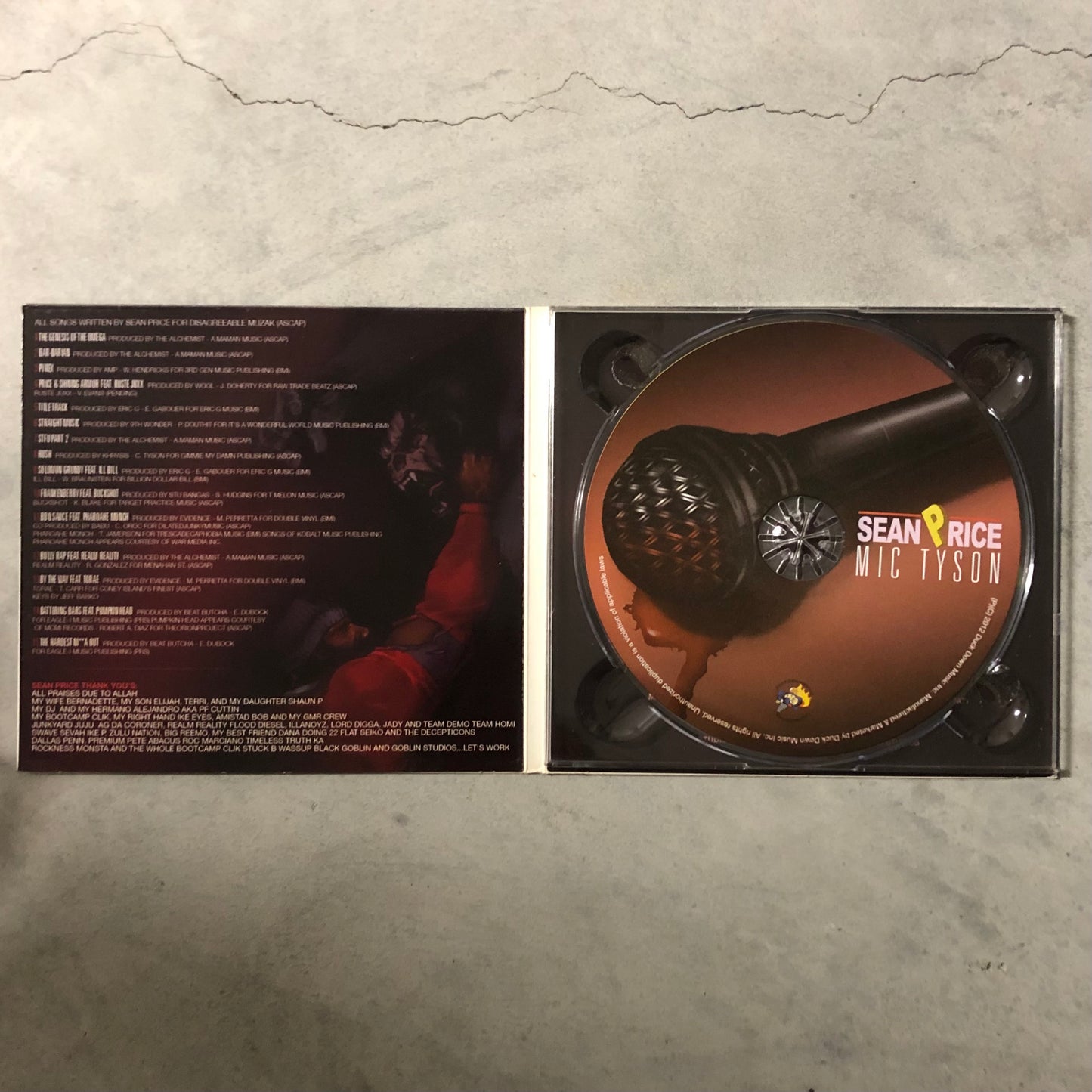 SEAN PRICE - MIC TYSON - 2015 (CD)