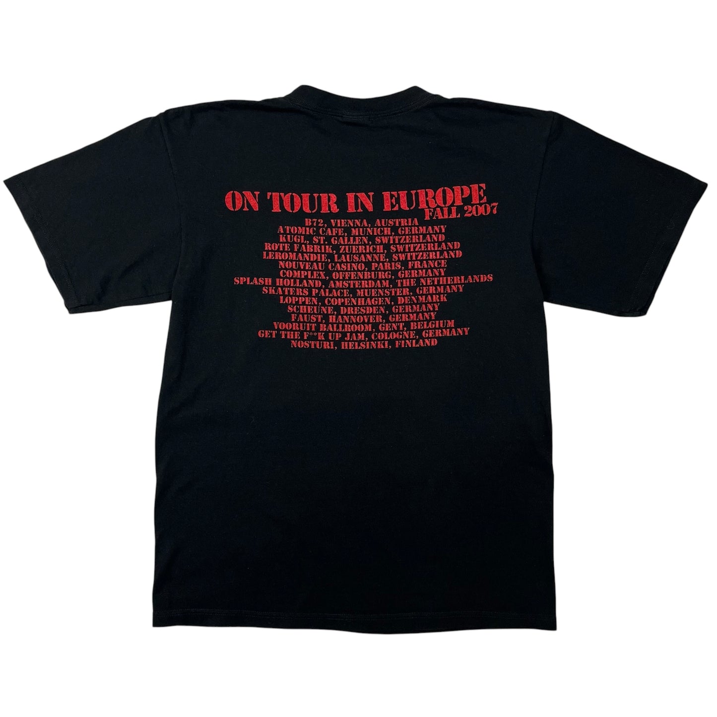 2007 SEAN PRICE BLACK MILK GUILTY SIMPSON EU Tour Promo tee / M