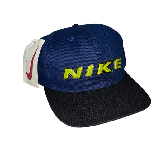 Vintage Y2K NIKE Embossed Spellout cap DSWT / OS