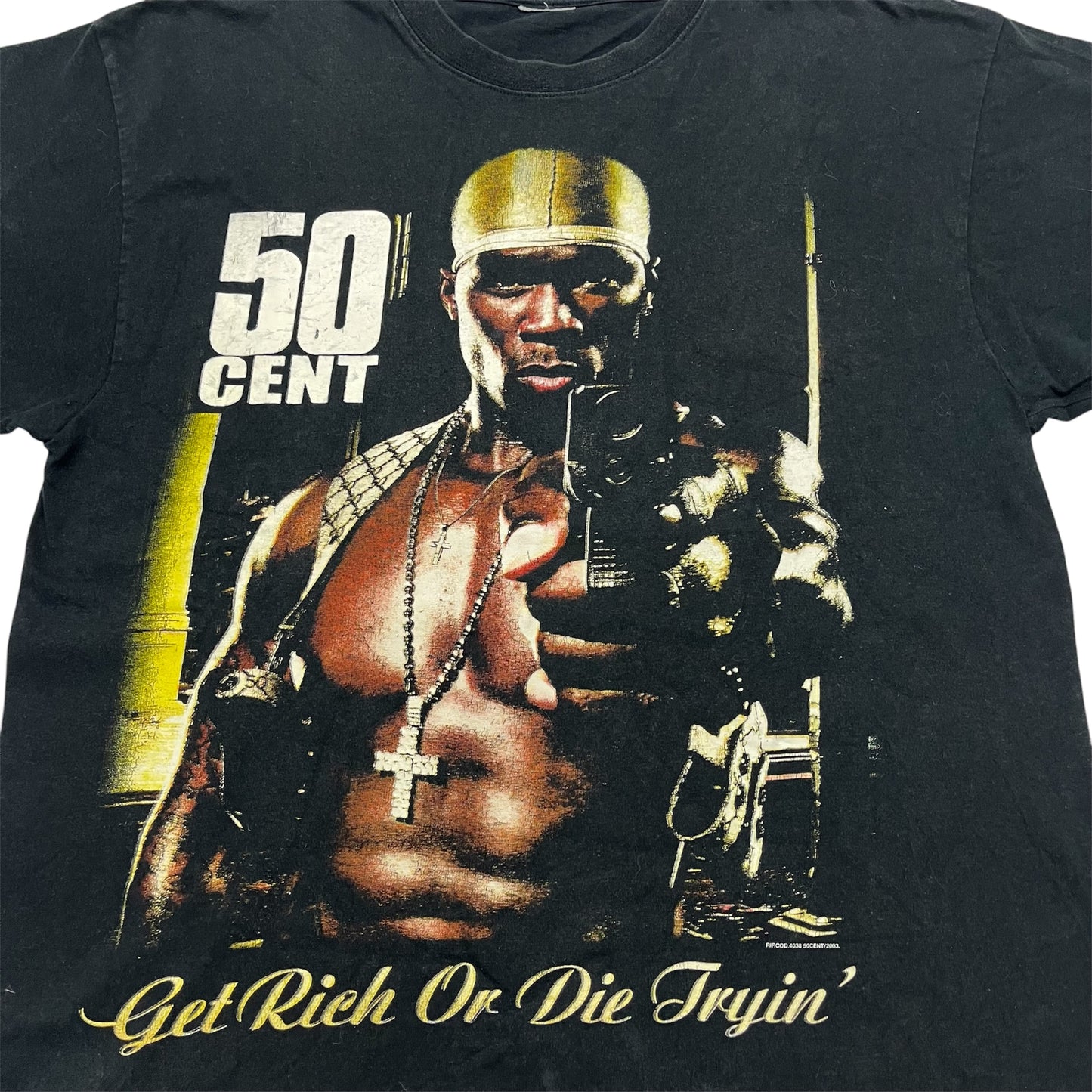 2003 50 CENT Get Rich or Die Tryin’ Album Promo tee / XL