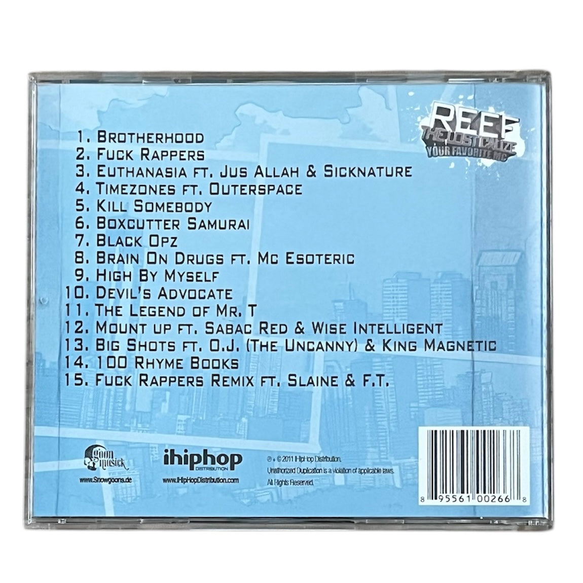 REEF THE LOST CAUZE - YOUR FAVORITE MC - 2011 (CD)