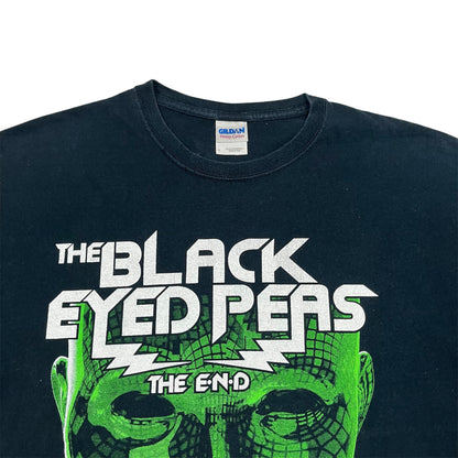 2010 BLACK EYED PEAD The End Tour Promo tee / L