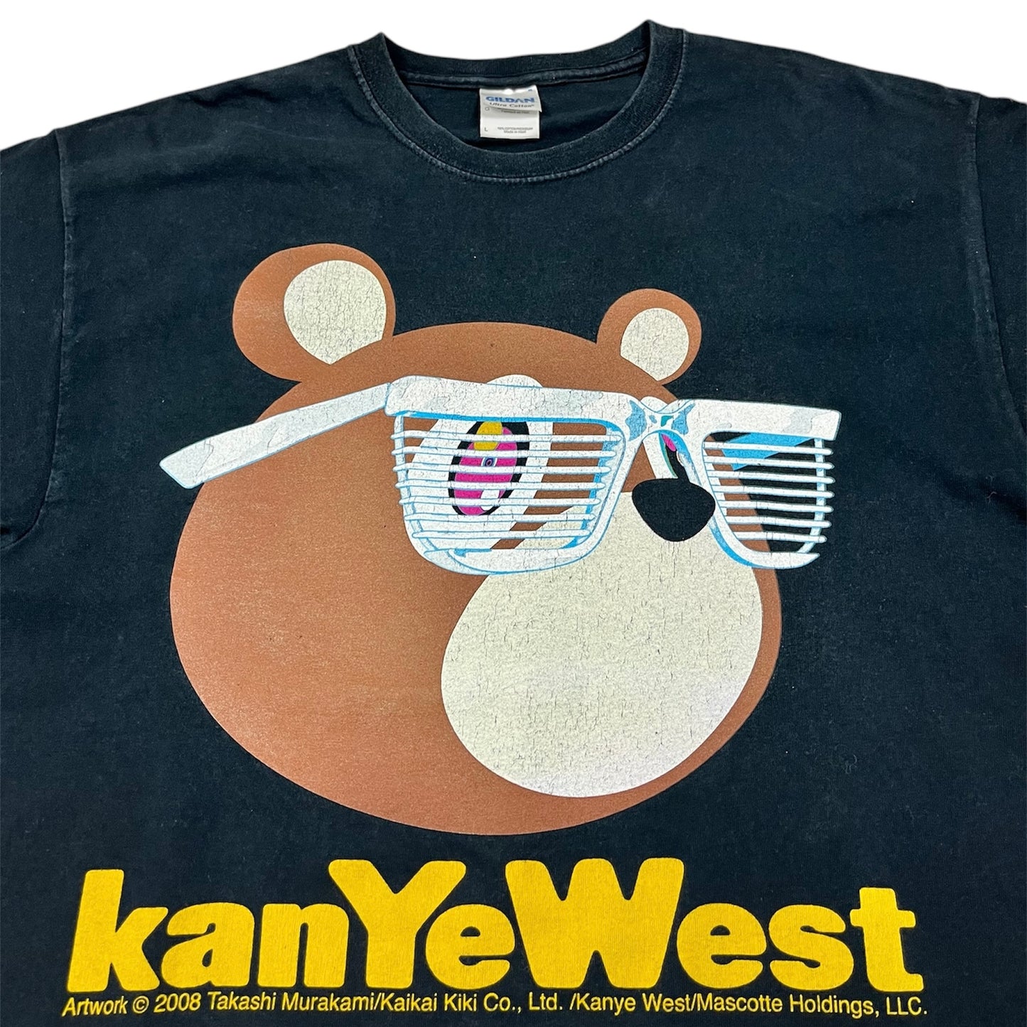 2008 KANYE WEST MURAKAMI "GRADUATION" ART Tee / L