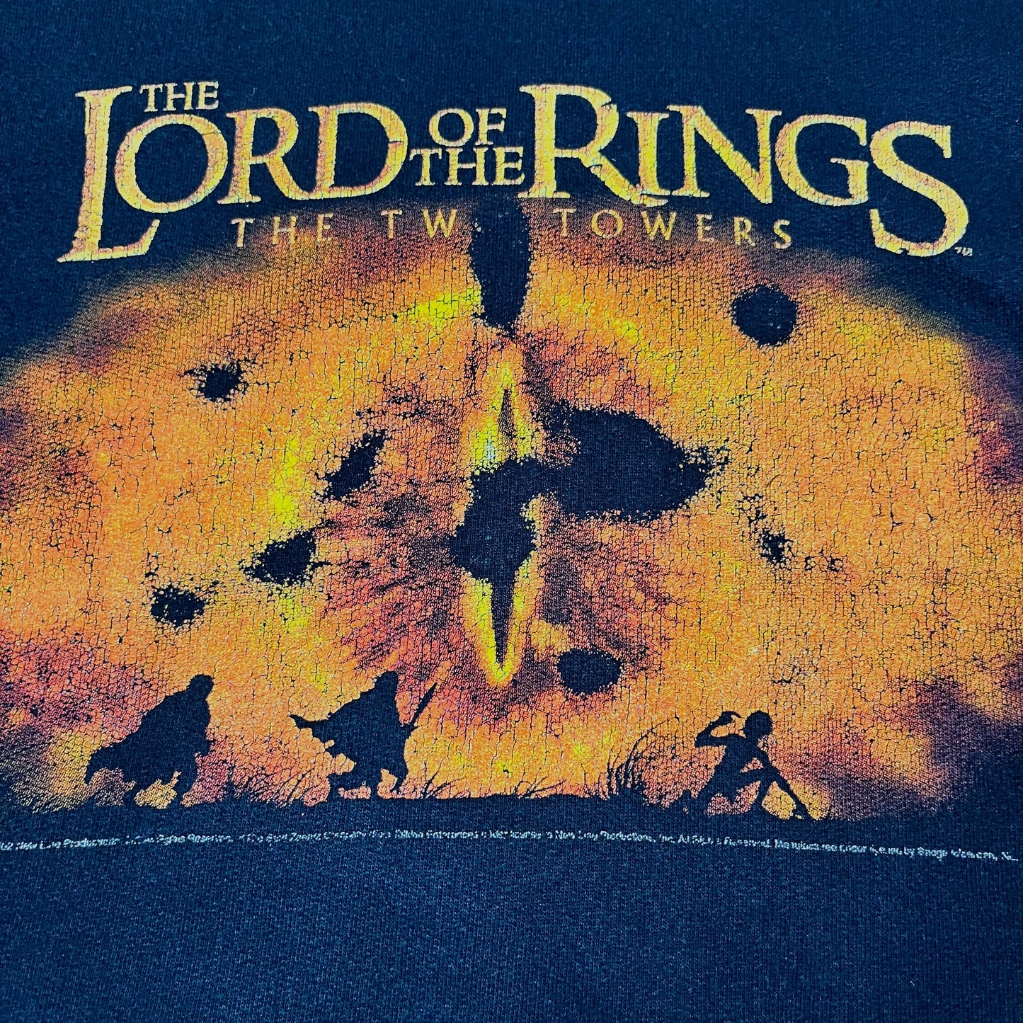 2002 Lord of the Rings: The Two Towers Movie Promo hooded sweatshirt / XL