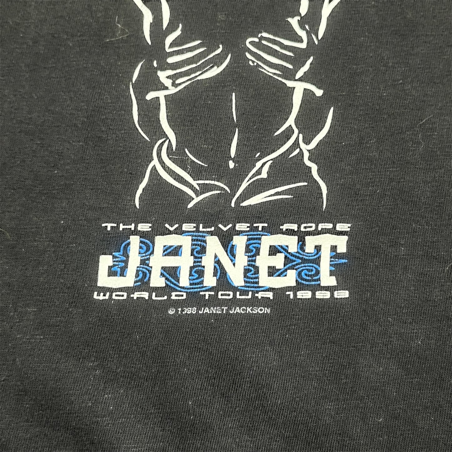 1998 JANET JACKSON The Velvet Rope World Tour Promo Tee / XL
