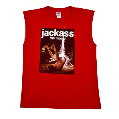 2002 JACKASS Movie Promo sleeveless tee / L