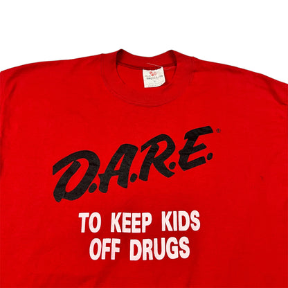 Vintage 90s DARE Program single stitch tee / XL
