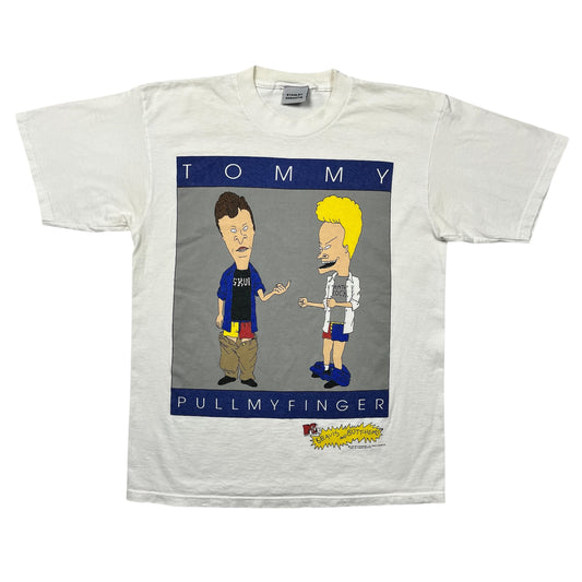 1995 MTV BEAVIS & BUTTHEAD TV Show Promo tee / M