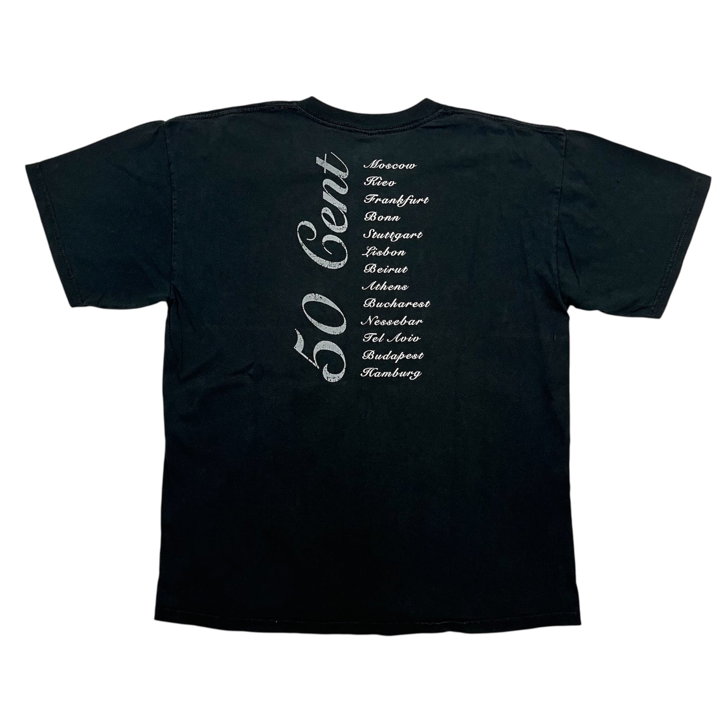 2005 50 CENT EU Tour Promo tee / L