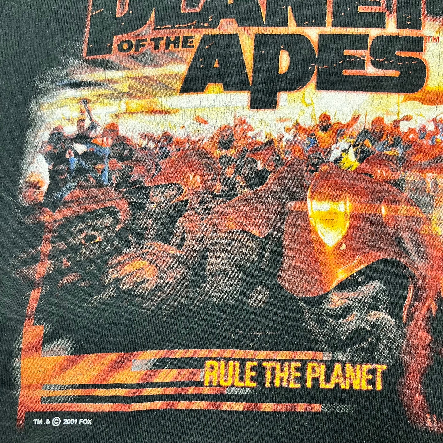 2001 PLANET OF THE APES Movie Promo Tee / M