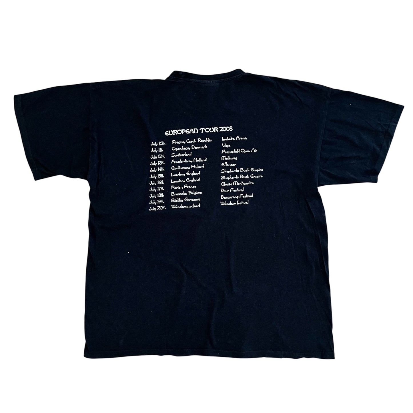 2008 WU-TANG CLAN EU Tour Promo Tee / XL-XXL