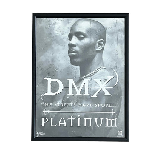 2001 DMX Platinum Celebration Promo framed cut out 21x28cm