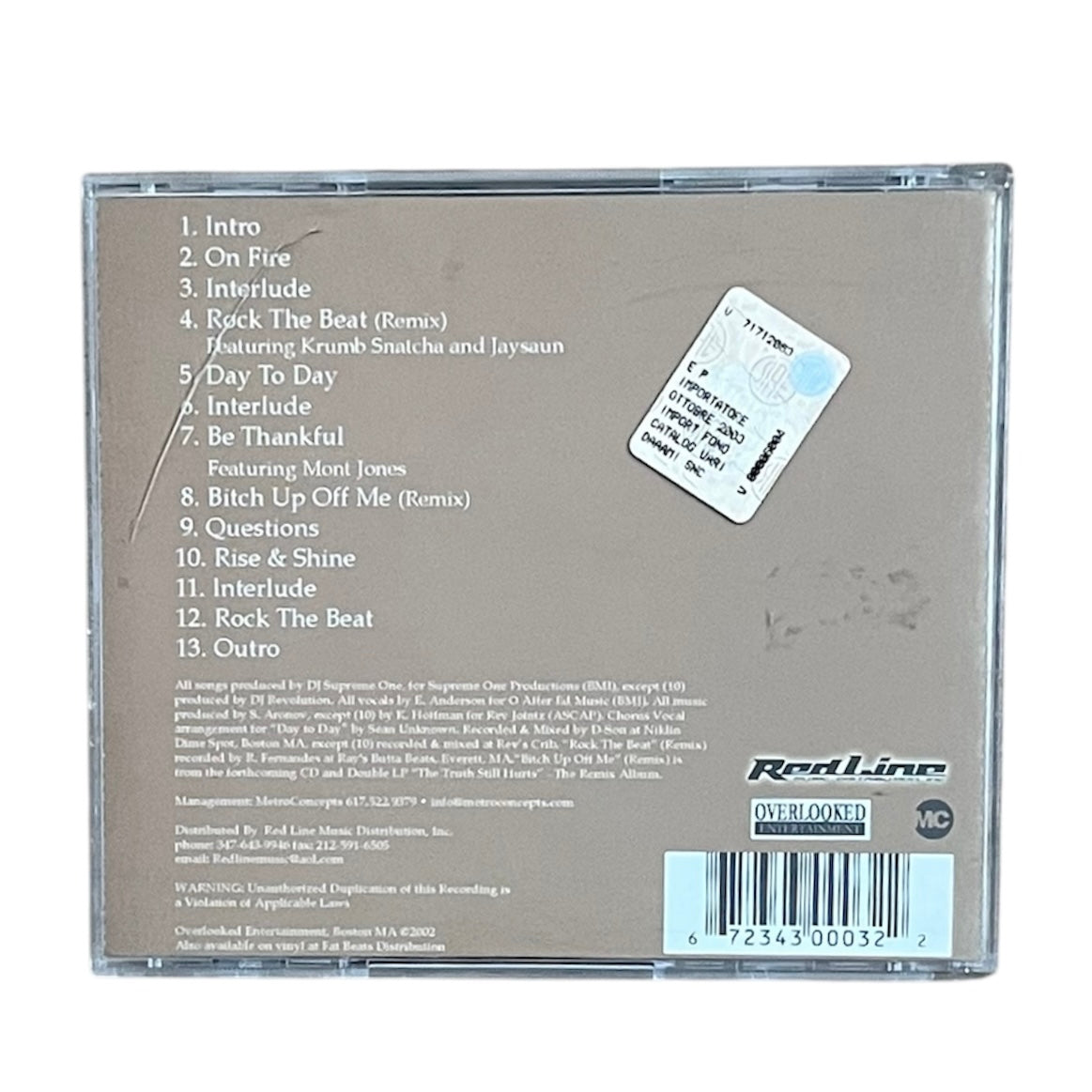 EDO. G - WISHFUL THINKING - 2002 (CD)