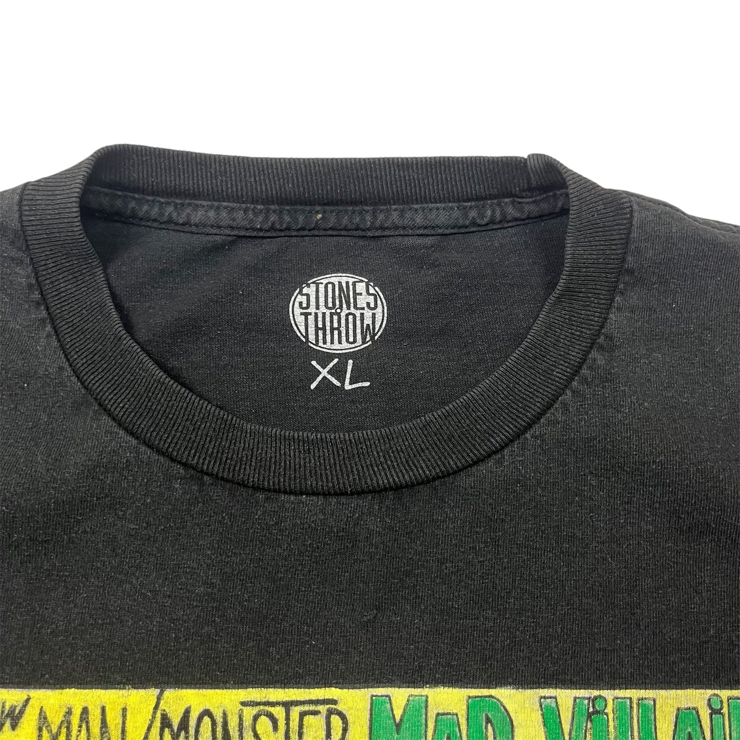 Y2K STONES THROW MF DOOM All Caps Promo tee / XL