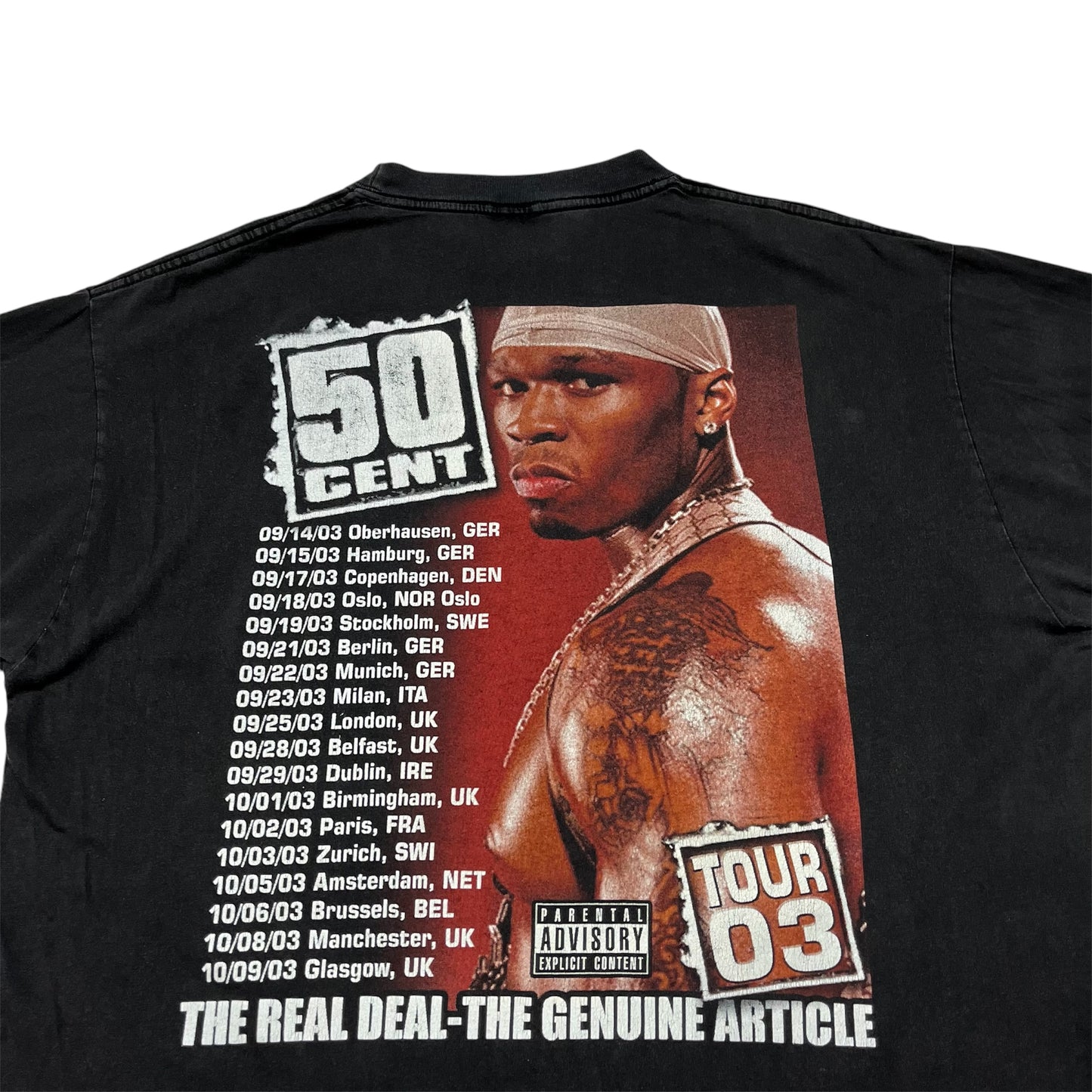 2003 50 CENT “GET RICH OR DIE TRYIN” Tee / L