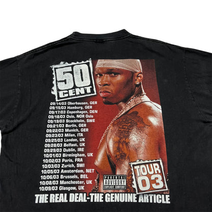 2003 50 CENT “GET RICH OR DIE TRYIN” Tee / L