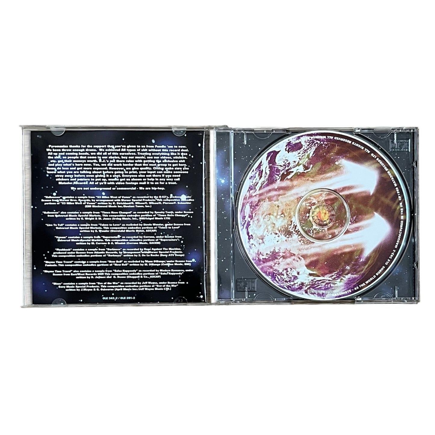 ARSONISTS - AS THE WORLD BURNS - 1999 (CD)
