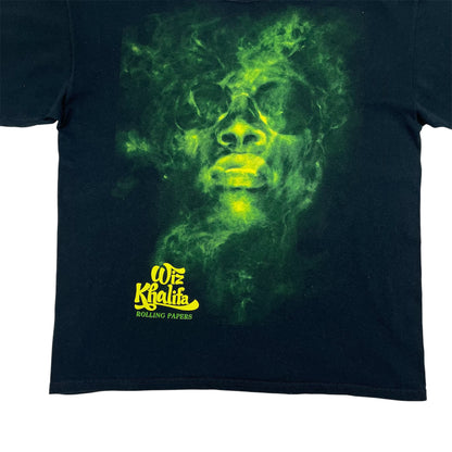 2011 WIZ KHALIFA Rolling Papers Eu Tour tee / L