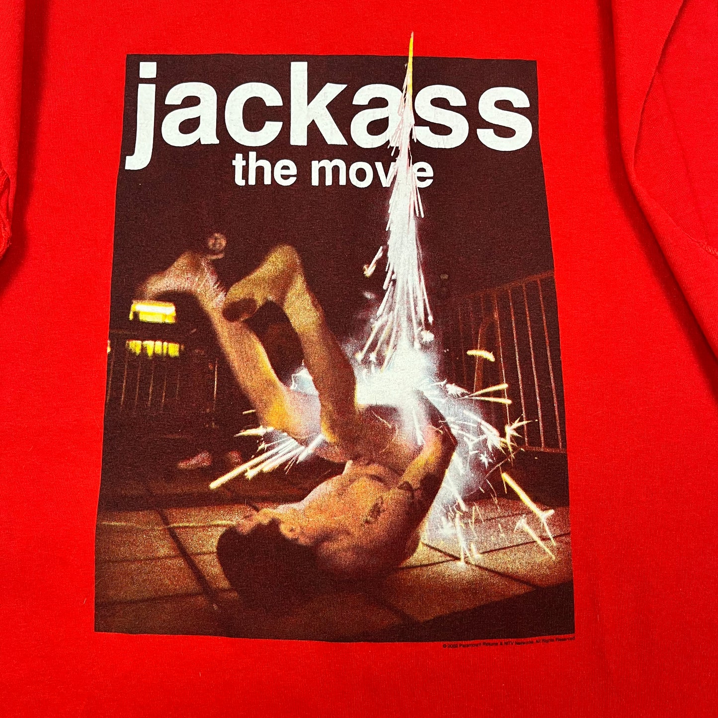 2002 JACKASS Movie Promo sleeveless tee / L