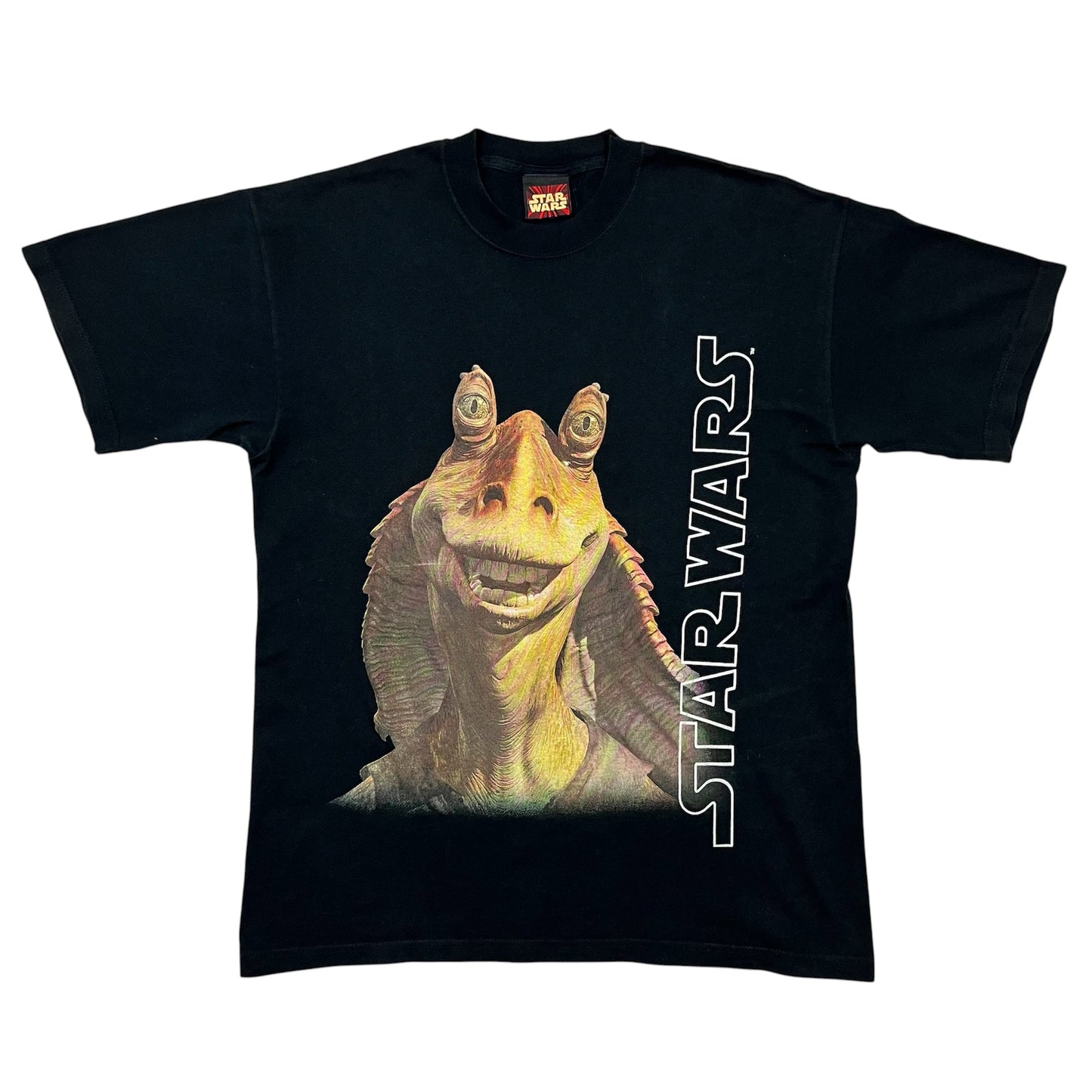 Early Y2K STAR WARS Jar Jar Bings Movie Promo tee / M