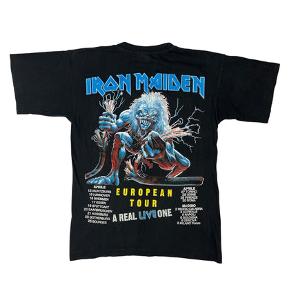 Vintage 90s IRON MAIDEN A Real One Live European Tour / M
