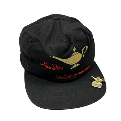 90s Disney ALADDIN Home Video Movie Promo Cap + Pin