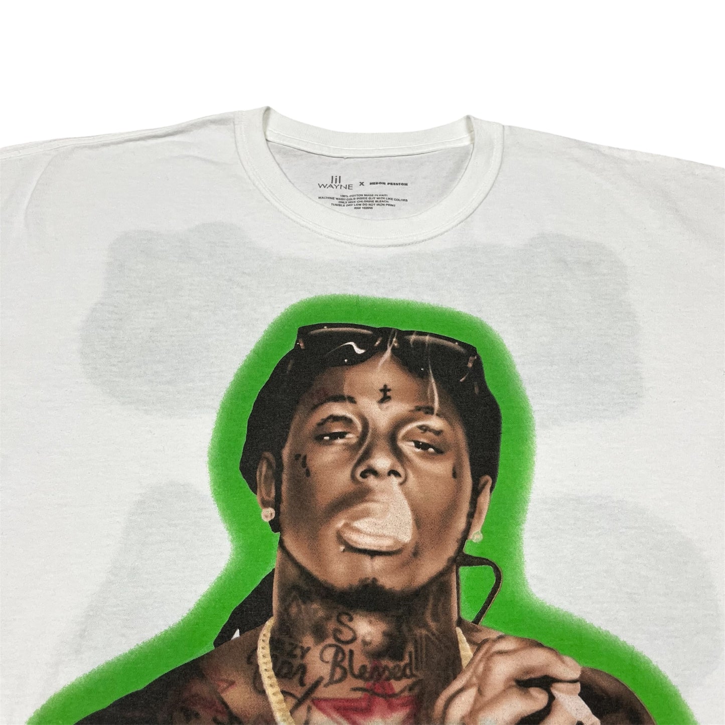 2018 LIL’ WAYNE Tha Carter V Heron Preston Promo tee / XL